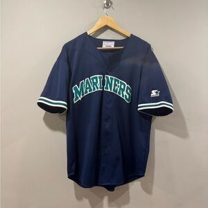 Vintage Starter MLB Seattle Mariners Ken Griffey Jr #24 Baseball Jersey